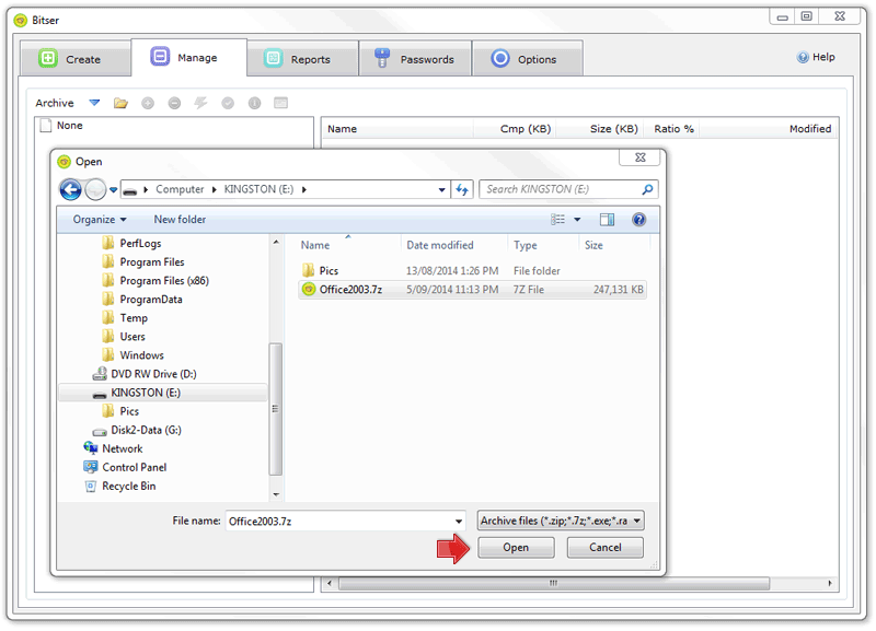 .7z file extension