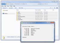 calculate folder sizes